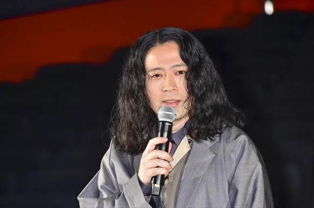 映画「劇場」完成披露イベントに登壇した原作者・又吉直樹