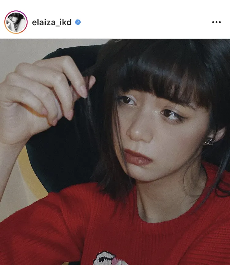 ※池田エライザ公式Instagram(elaiza_ikd)のスクリーンショット