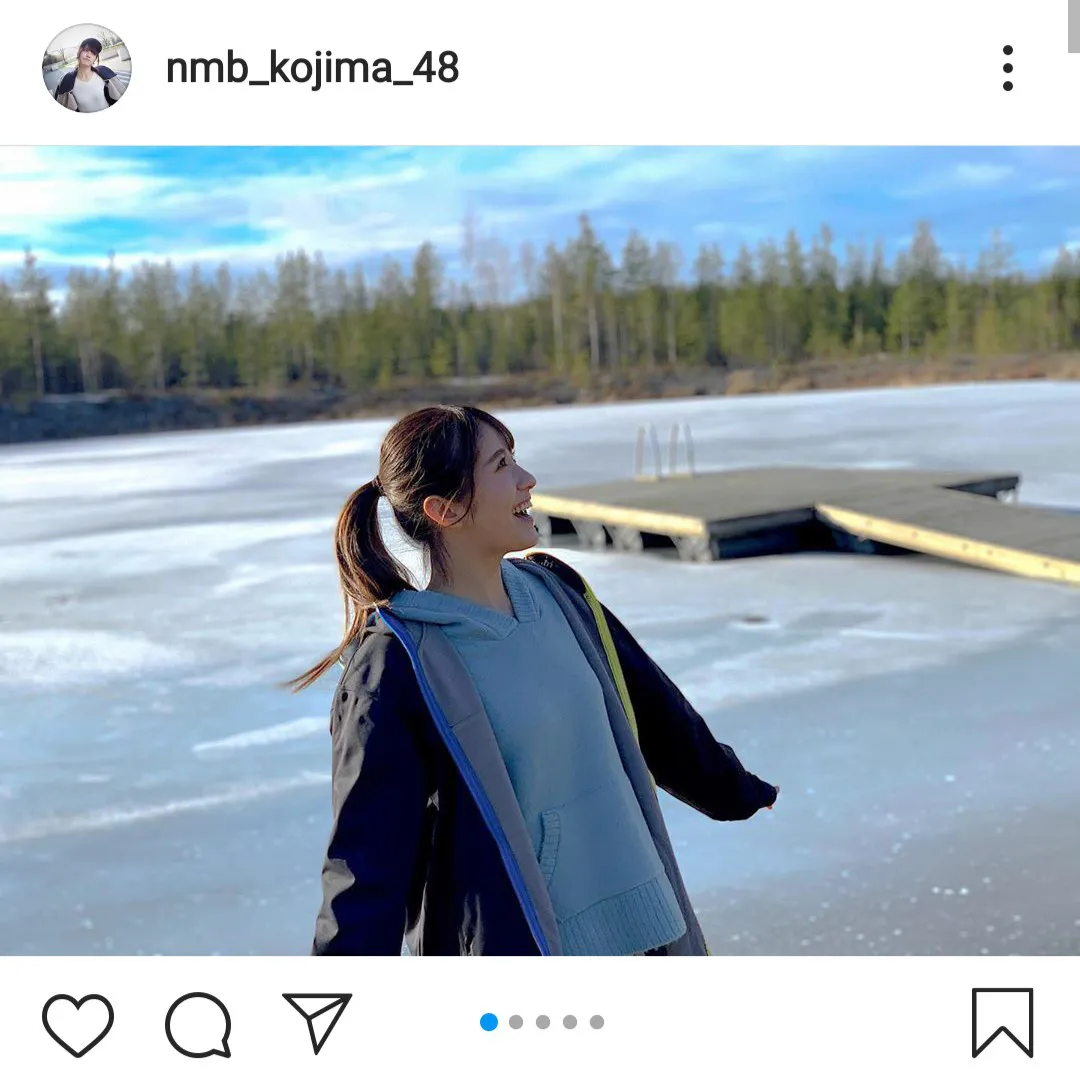 ※画像は小嶋花梨(nmb_kojima_48)公式Instagramより