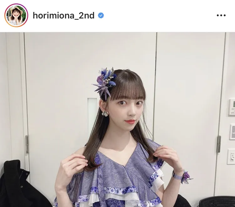 ※堀未央奈2nd写真集公式Instagram(horimiona_2nd)のスクリーンショット