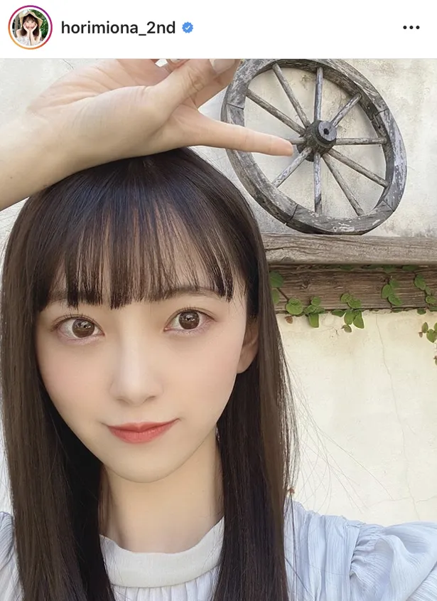 画像 乃木坂46堀未央奈 破壊力すごい 黒髪ストレート姿に お人形さんみたい とファン骨抜き 9 11 Webザテレビジョン