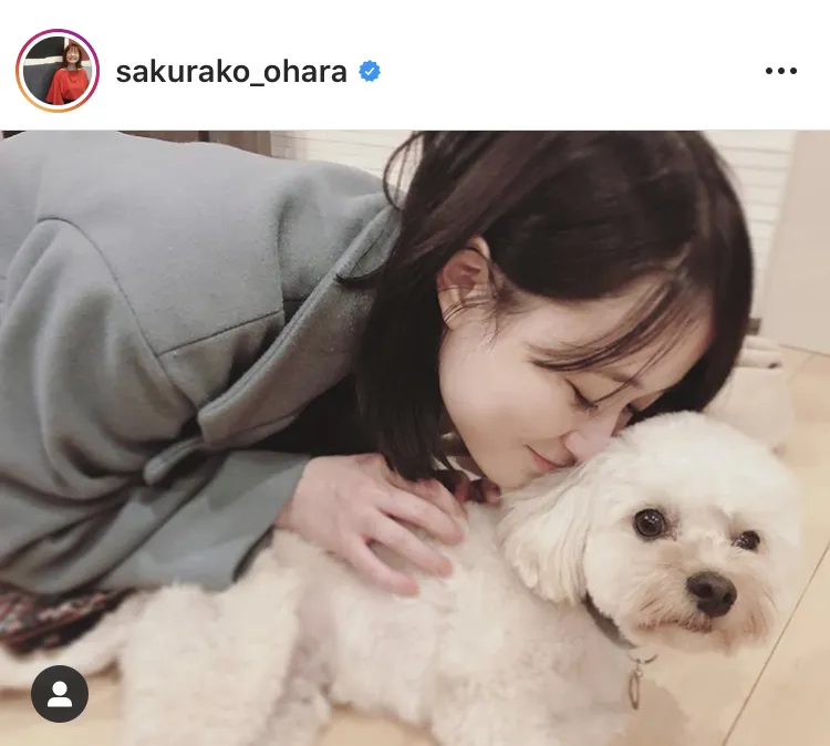 ※大原櫻子公式Instagram(sakurako_ohara)のスクリーンショット