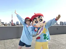 ＜映画クレヨンしんちゃん＞しんのすけ、人気YouTuberの＠小豆おねいさんと“踊ってみた”！【コメントあり】