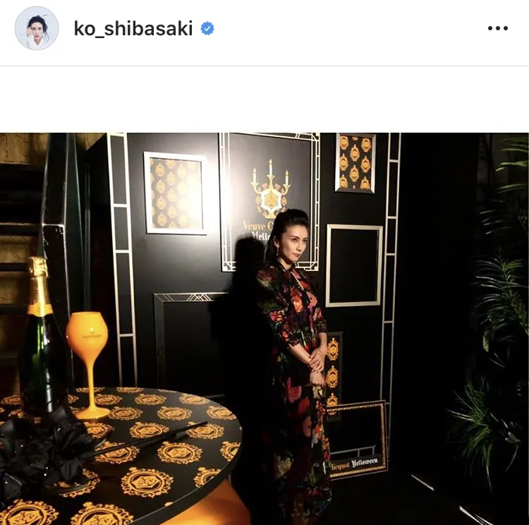 ※柴咲コウ公式Instagram(ko_shibasaki)のスクリーンショット