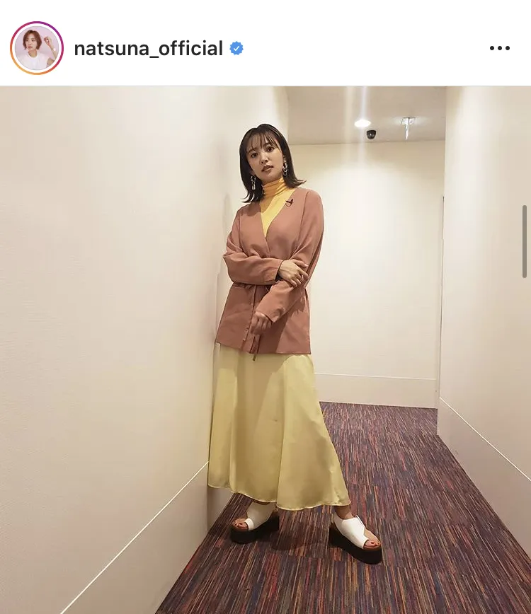 ※夏菜公式Instagram(natsuna_official)のスクリーンショット