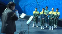 冬の水族館で働く人たちに歌をおくるHONEBONE