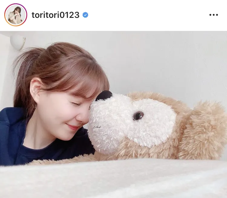 ※トリンドル玲奈公式Instagram(toritori0123)のスクリーンショット