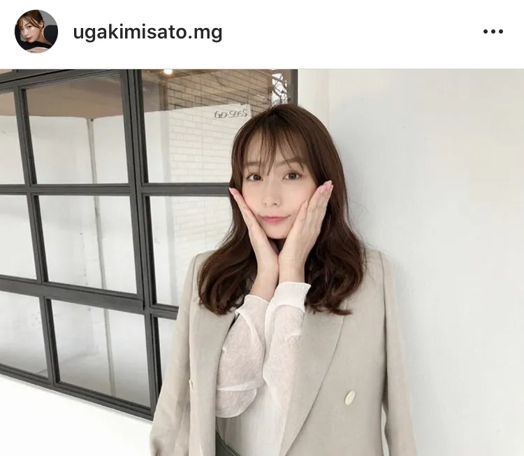 ※宇垣美里マネージャーInstagram(ugakimisato.mg)のスクリーンショット