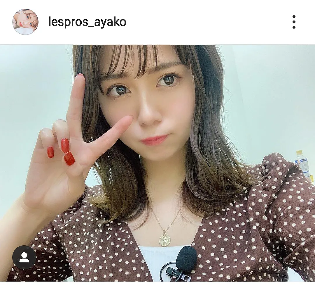 ※画像は井口綾子(lespros_ayako)公式Instagramのスクリーンショット