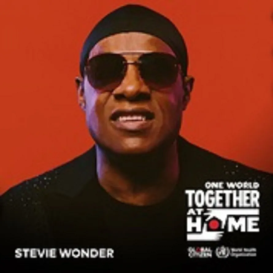 「One World: Together at Home」に出演するスティーヴィー・ワンダー