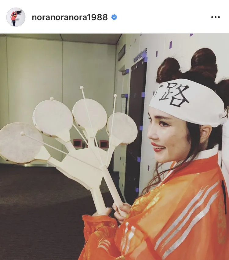 ※平野ノラ公式Instagram(noranoranora1988)のスクリーンショット