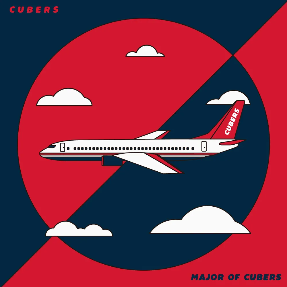 6月24日発売のメジャーファーストアルバム『MAJOR OF CUBERS』通常盤ジャケット