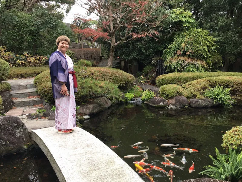 【写真を見る】友近に連れていってもらった温泉旅行での浴衣姿を公開した近藤春菜