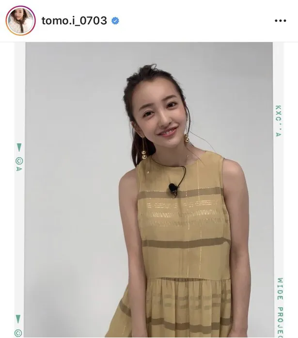 ※板野友美公式Instagram(tomo.i_0703)のスクリーンショット