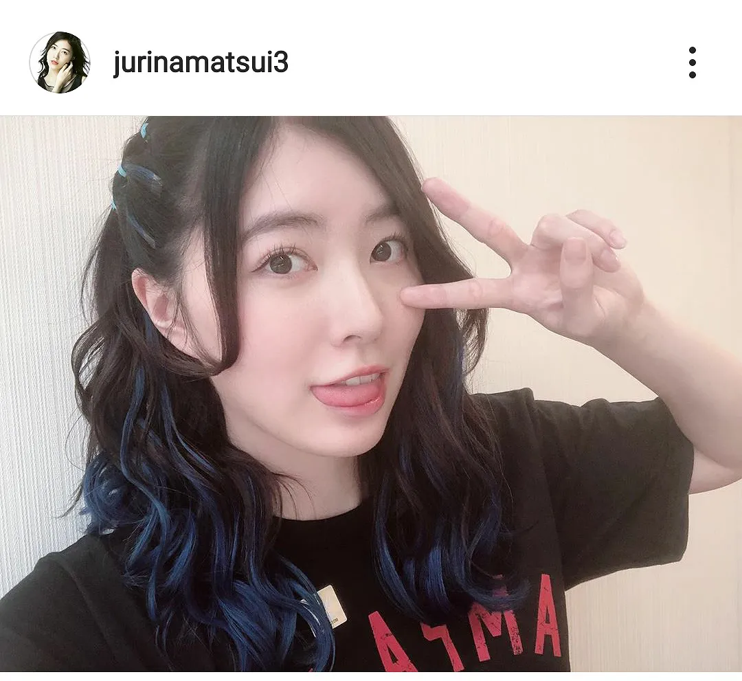 ※画像は松井珠理奈オフィシャルInstagram(jurinamatsui3)のスクリーンショット