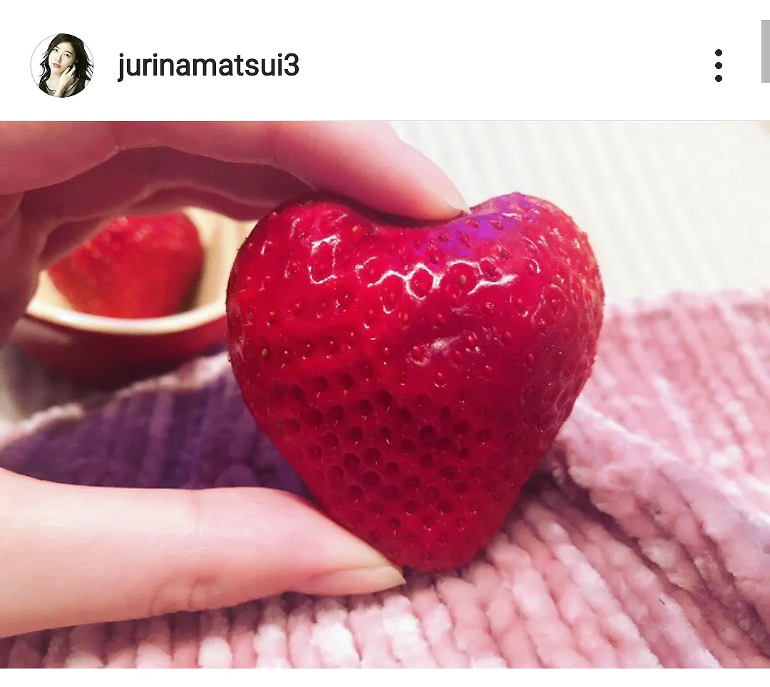 ※画像は松井珠理奈オフィシャルInstagram(jurinamatsui3)のスクリーンショット