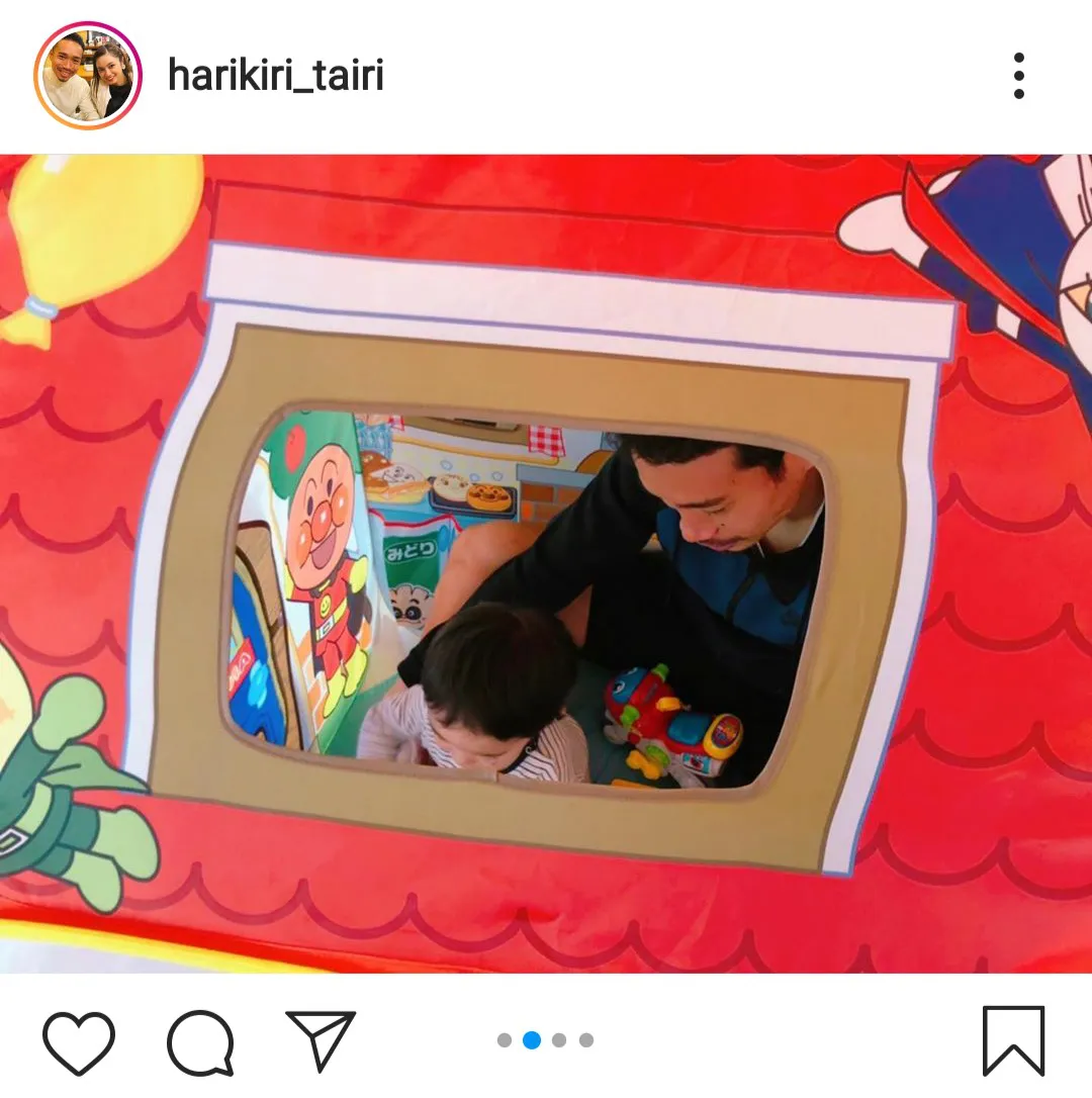 ※平愛梨Instagram(harikiri_tairi)より