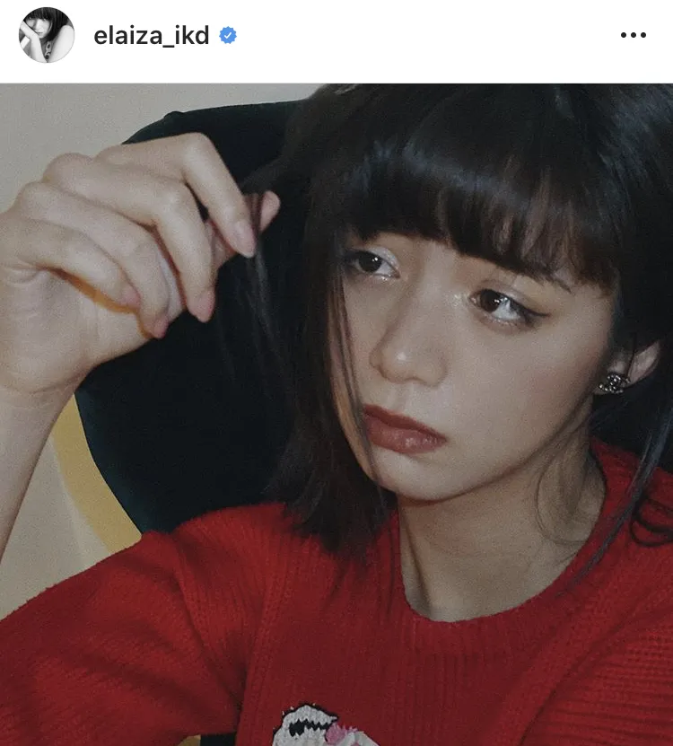 ※池田エライザ公式Instagram(elaiza_ikd)のスクリーンショット