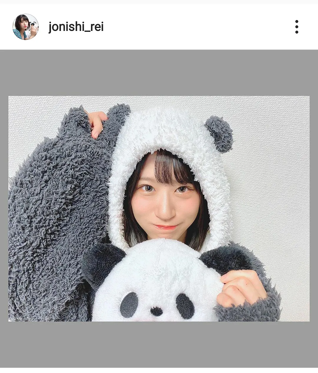 ※画像は上西怜(jonishi_rei)公式Instagramのスクリーンショット