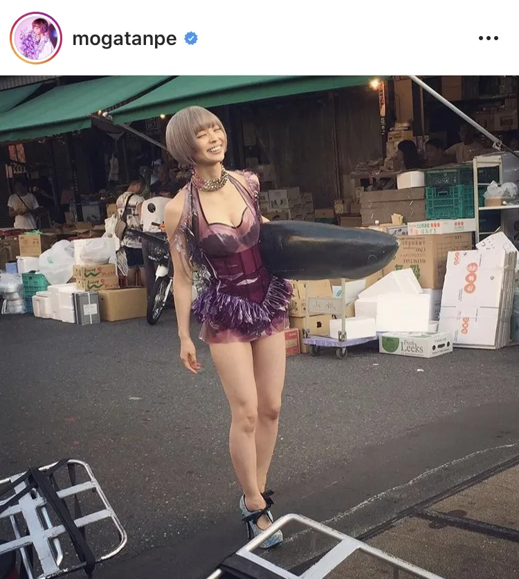 ※最上もが公式Instagram(mogatanpe)のスクリーンショット