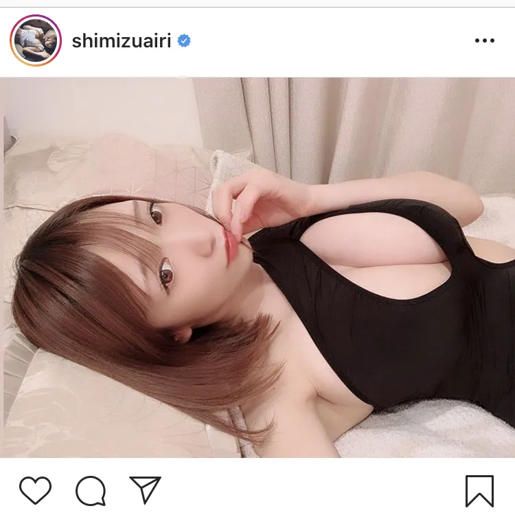 ※画像は清水あいり(shimizuairi)公式Instagramのスクリーンショット