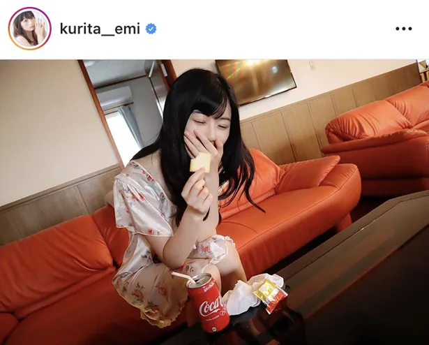 ※画像は、くりえみ(kurita__emi)オフィシャルInstagramのスクリーンショット