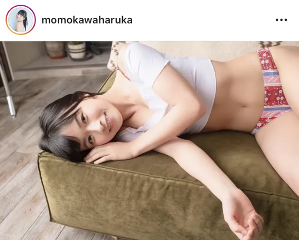 ※画像は、百川晴香(momokawaharuka)オフィシャルInstagramのスクリーンショット