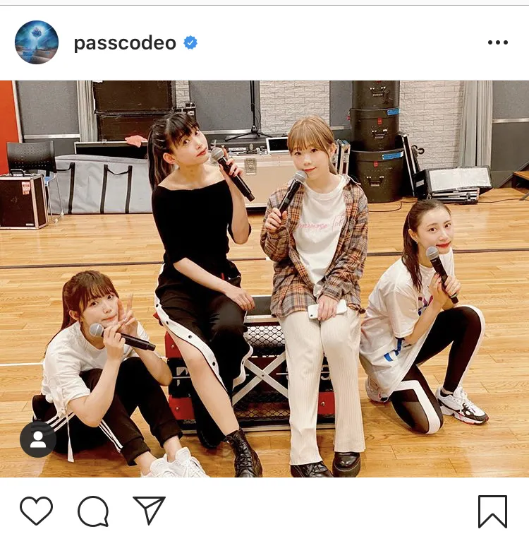 ※画像はPassCode(passcodeo)公式Instagramのスクリーンショット