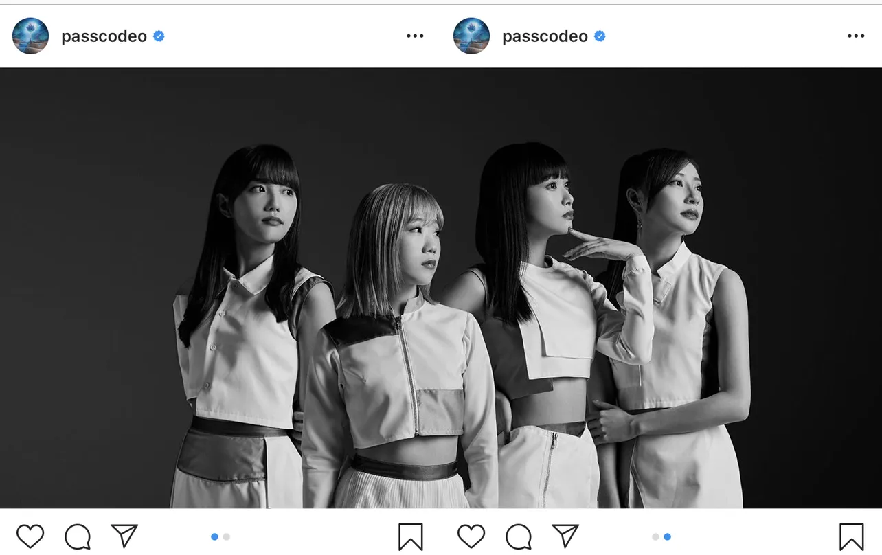 【写真を見る】PassCodeは南菜生、高嶋楓、今田夢菜、大上陽奈子の4人による“大阪発ラウドロック・アイドルユニット”