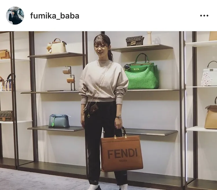 ※馬場ふみか公式Instagram(fumika_baba)のスクリーンショット