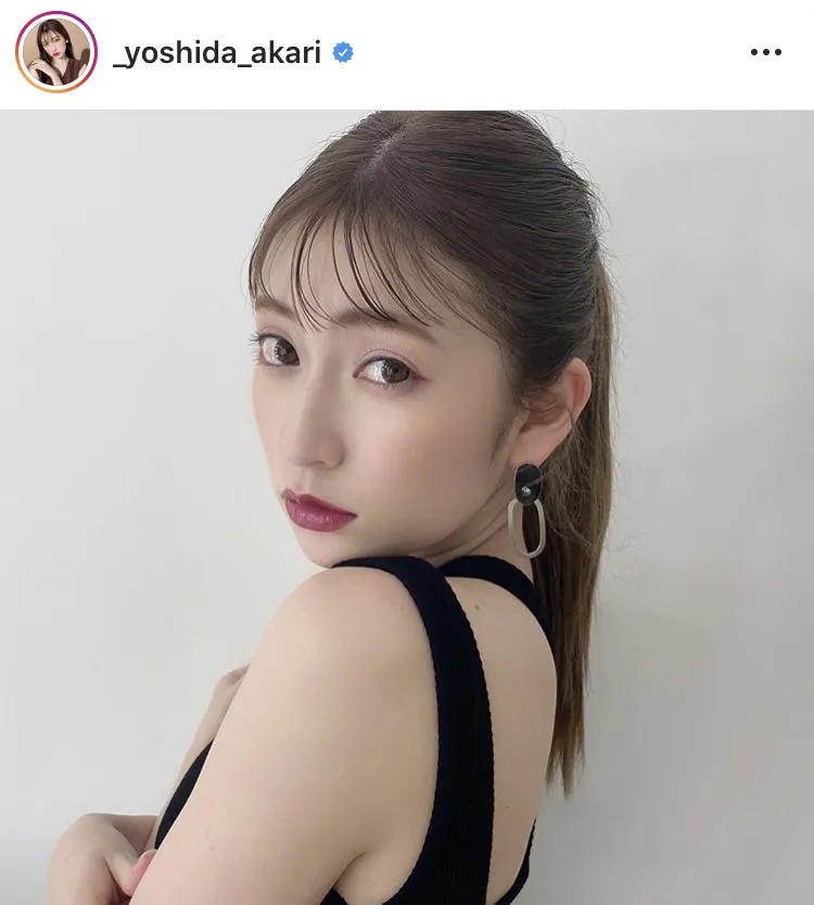 ※吉田朱里公式Instagram(_yoshida_akari)のスクリーンショット