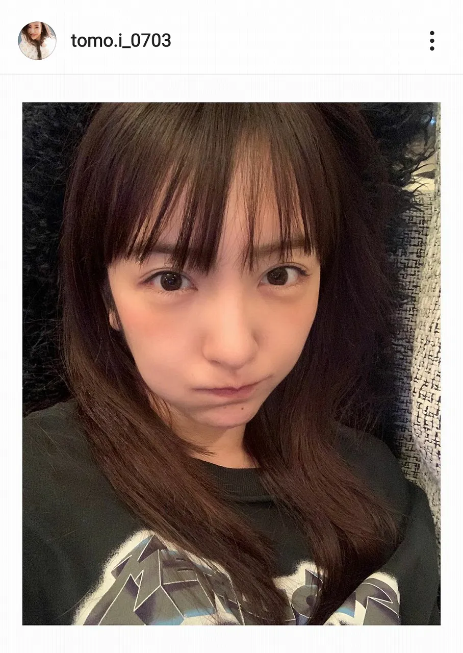 ※画像は板野友美(tomo.i_0703)公式Instagramのスクリーンショット