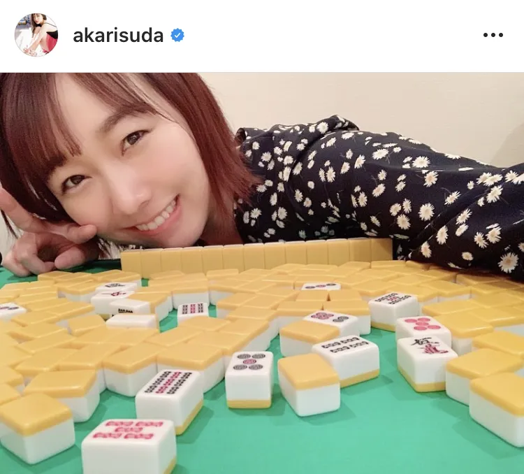 ※須田亜香里公式Instagram(akarisuda)のスクリーンショット