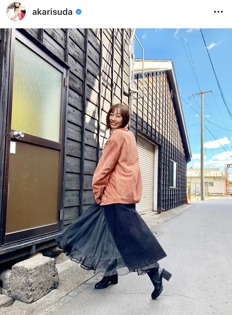 ※須田亜香里公式Instagram(akarisuda)のスクリーンショット