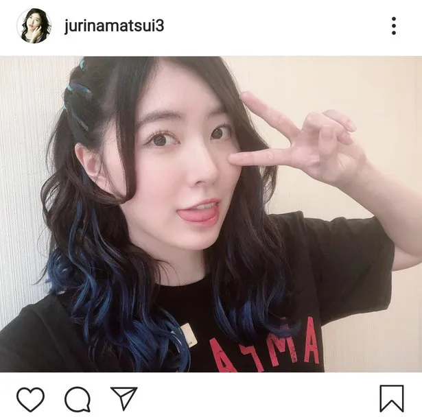 ※画像は松井珠理奈公式Instagram(jurinamatsui3)より