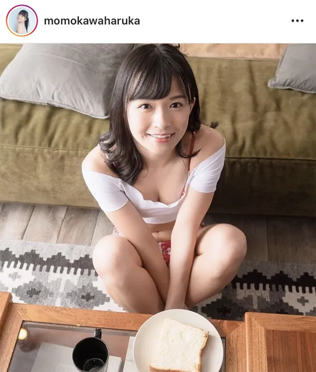 ※画像は、百川晴香(momokawaharuka)オフィシャルInstagramのスクリーンショット