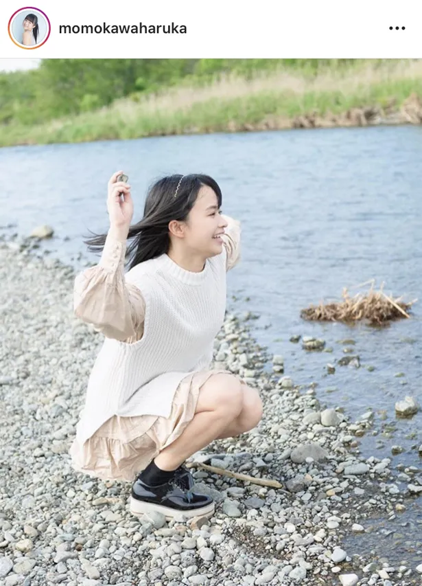 ※画像は、百川晴香(momokawaharuka)オフィシャルInstagramのスクリーンショット