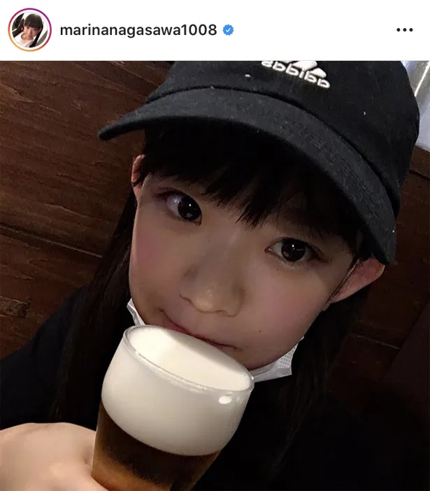 ※画像は、長澤茉里奈(marinanagasawa1008)オフィシャルInstagramのスクリーンショット