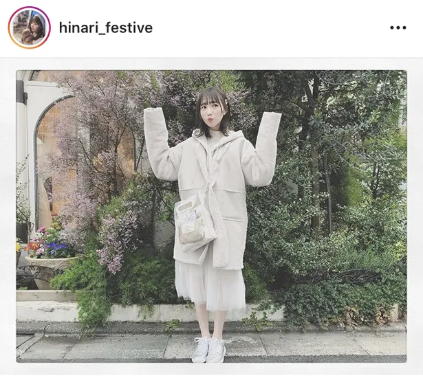 ※画像は、青葉ひなり(hinari_festive)オフィシャルInstagramのスクリーンショット