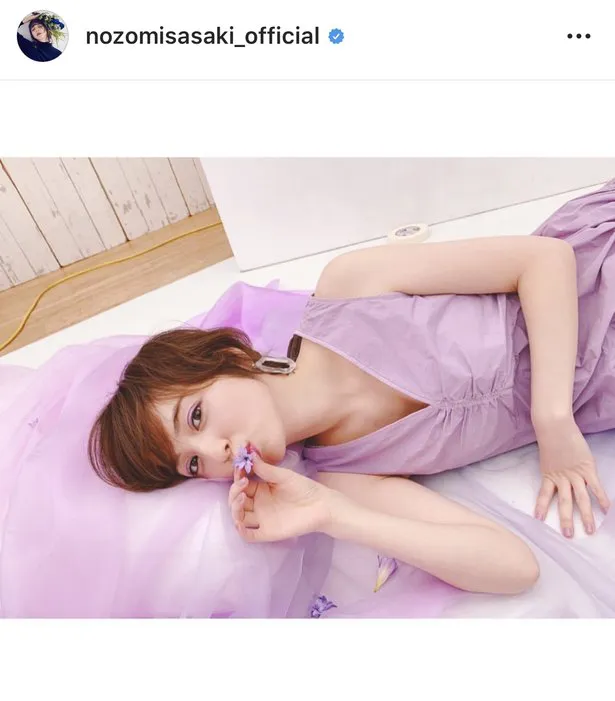 ※画像は佐々木希オフィシャルInstagram(nozomisasaki_official)のスクリーンショット