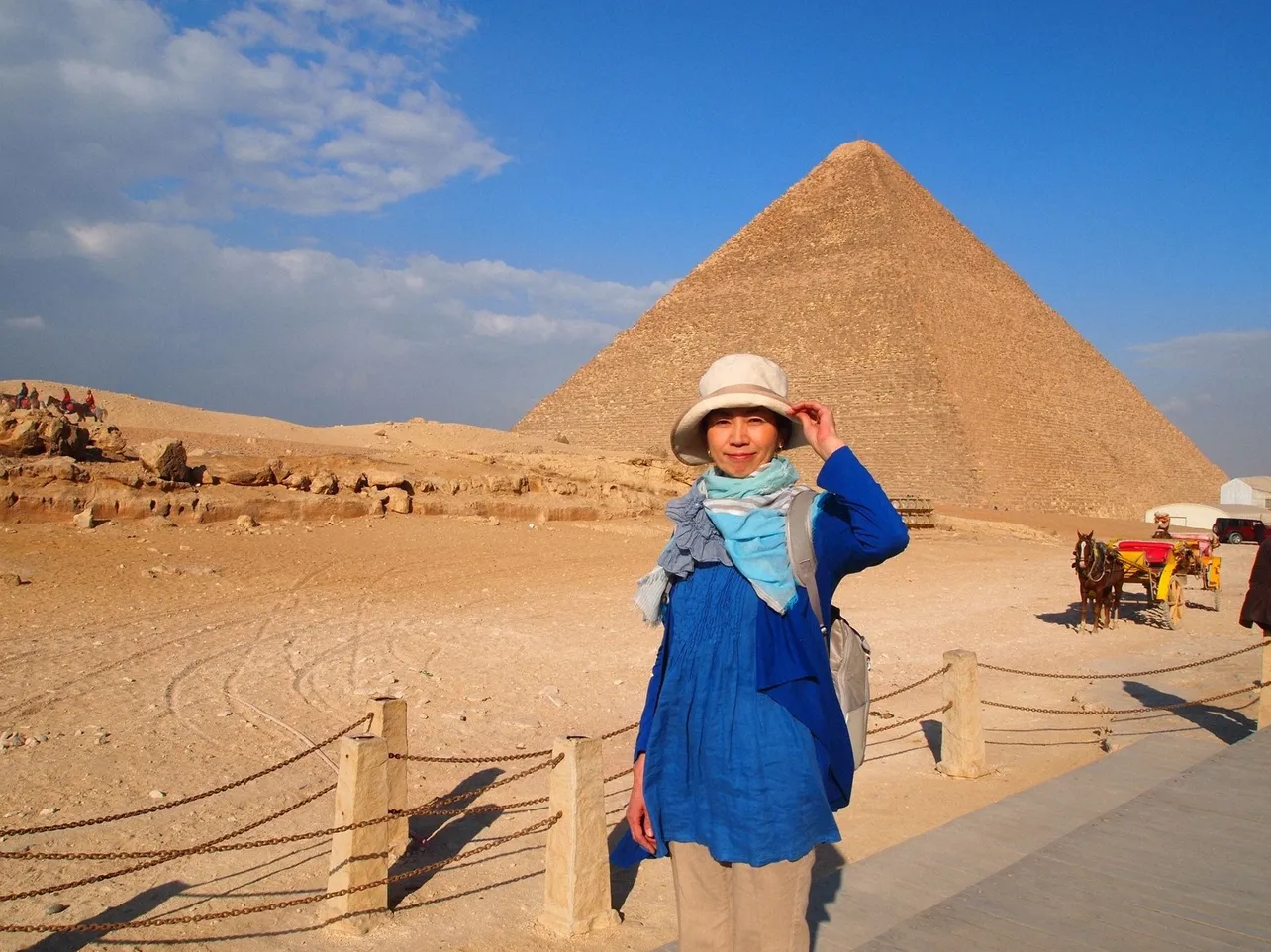 ミステリーハンター・竹内海南江もエジプトを訪れる
