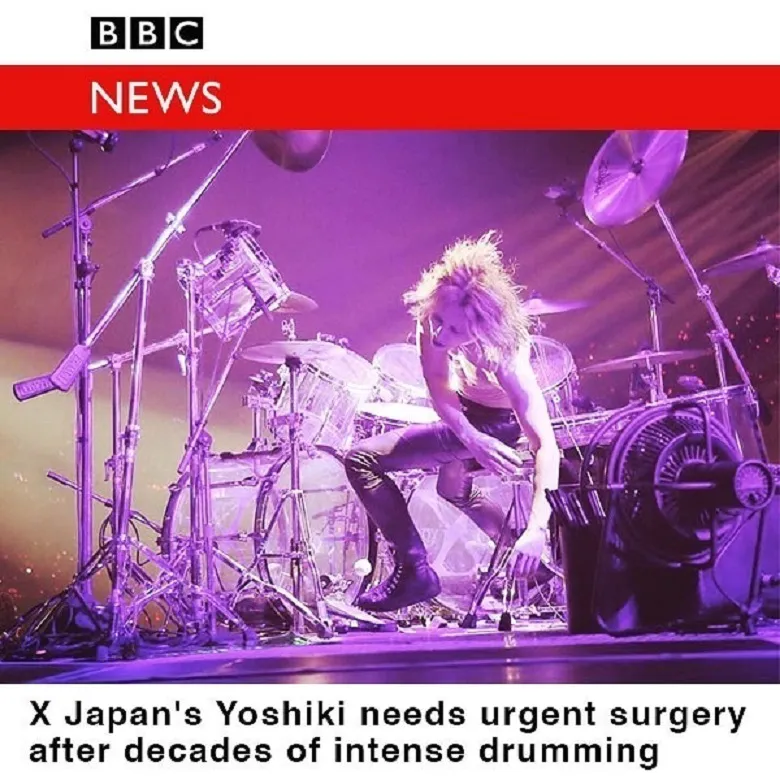 BBCニュースによるX JAPAN・YOSHIKIの記事