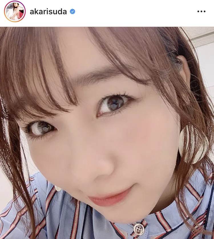 ※須田亜香里公式Instagram(akarisuda)のスクリーンショット