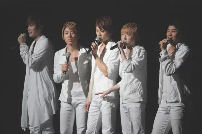 （写真左から）SHU-Iのチャンヒョン、ミンホ、インソク、ヒョンジュン、ジンソク