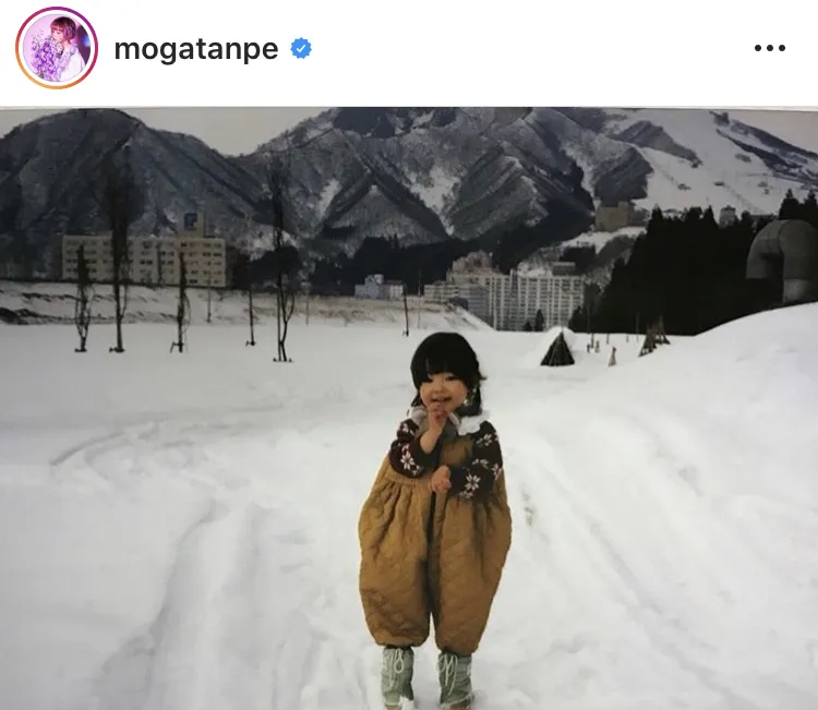 ※最上もが公式Instagram(mogatanpe)のスクリーンショット