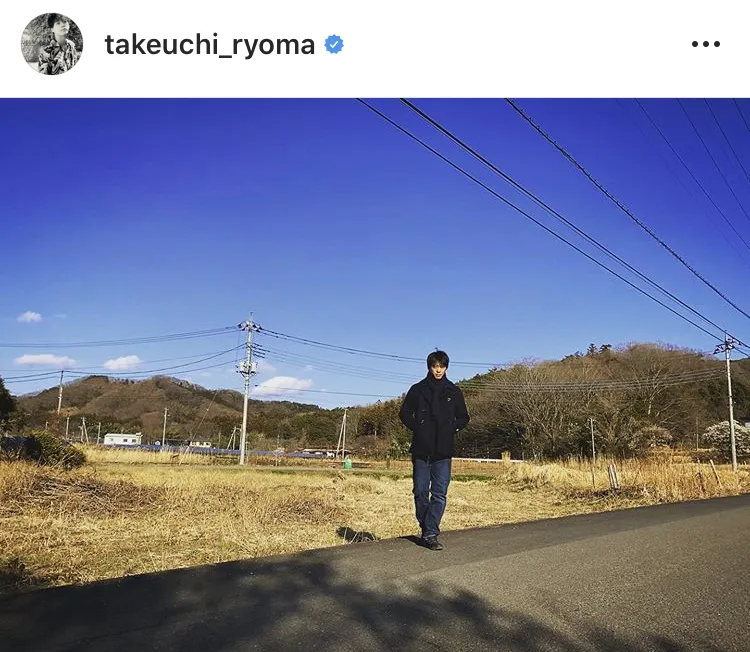 ※竹内涼真公式Instagram(takeuchi_ryoma)のスクリーンショット