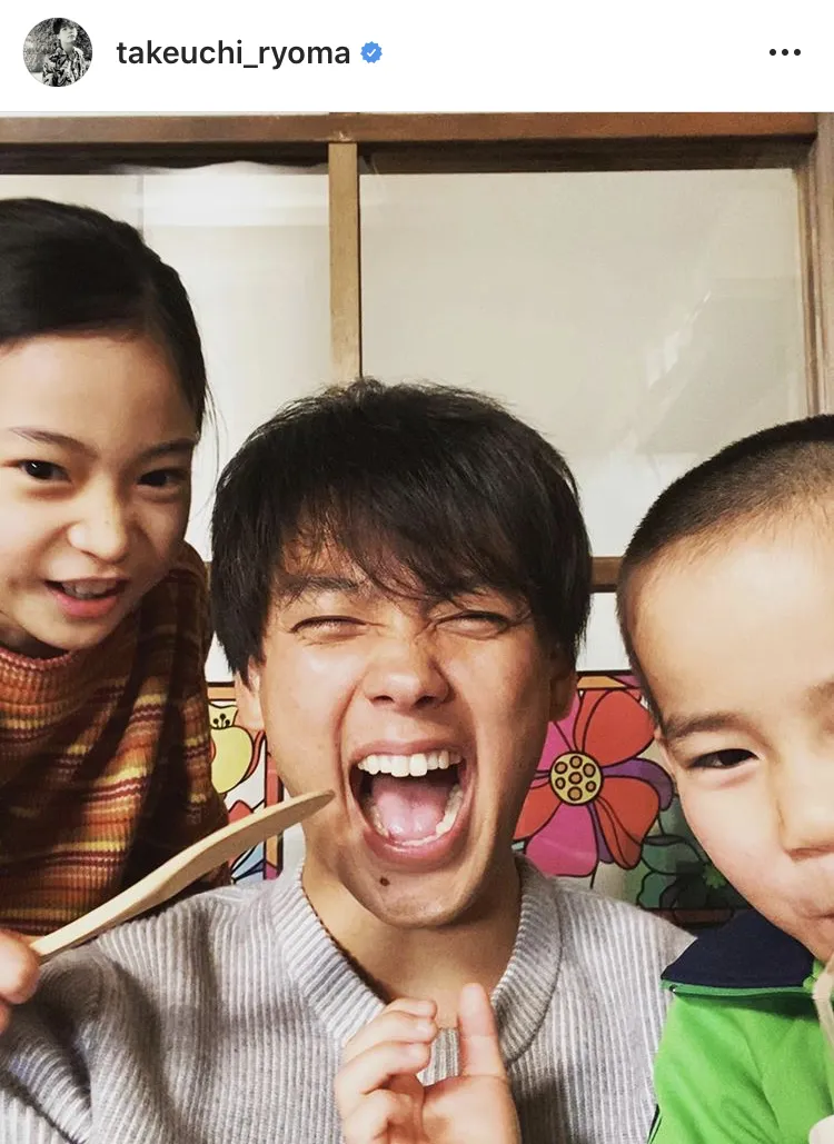 ※竹内涼真公式Instagram(takeuchi_ryoma)のスクリーンショット