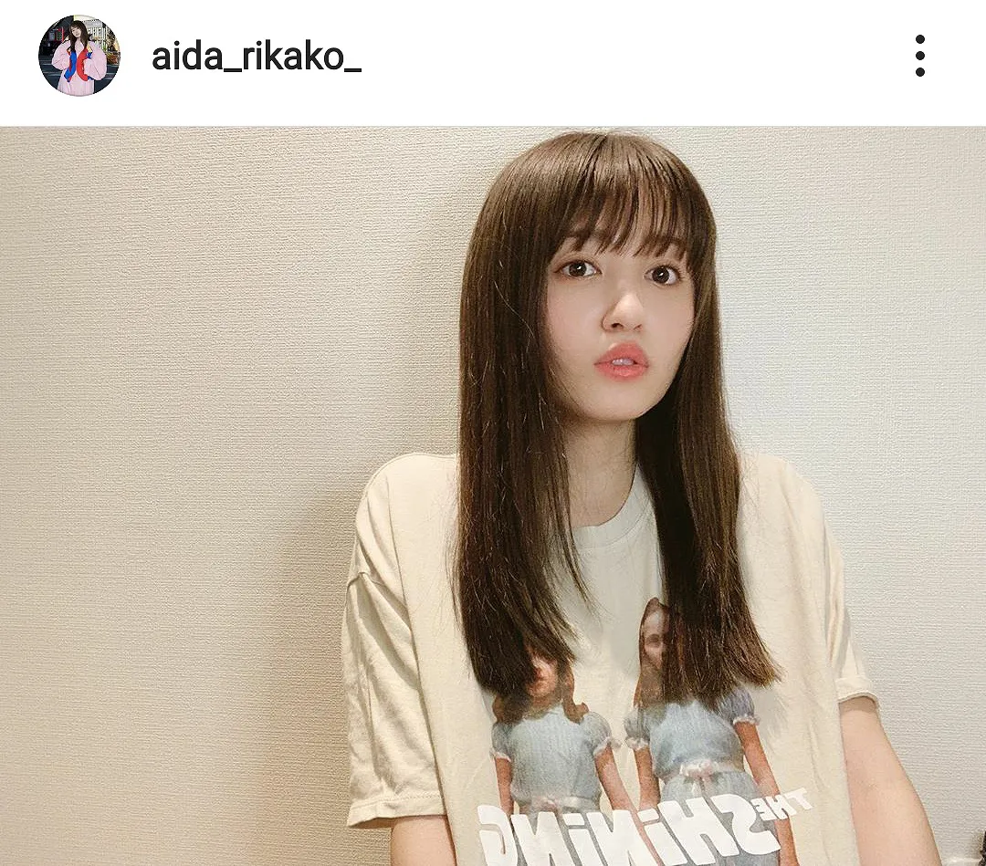 ※画像は逢田梨香子(aida_rikako_)公式Instagramのスクリーンショット