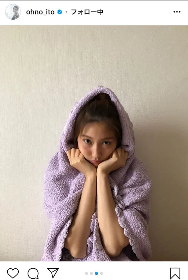 【写真を見る】“もこもこ”にくるまれて…大野いと、上目遣いSHOT(ほか、美脚SHOTなど13枚)