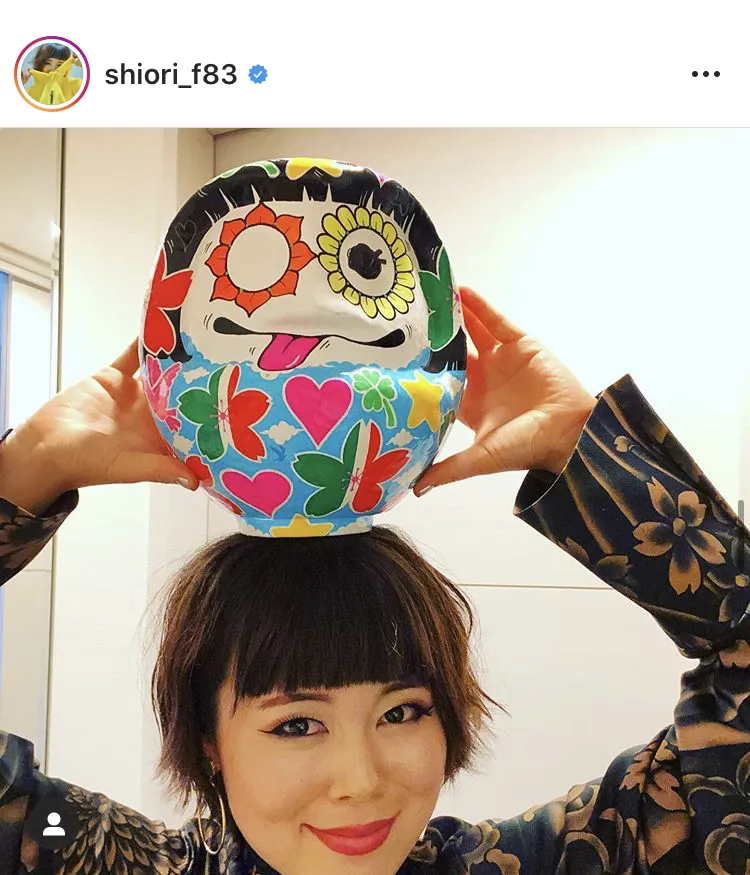※藤原史織公式Instagram(shiori_f83)のスクリーンショット
